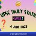 UPSC Daily Current Affairs Quiz: 4 June 2022