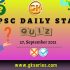 UPSC Daily Current Affairs Quiz 27 September 2021