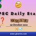 UPSC Daily Current Affairs Quiz – 26 October 2021