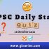 UPSC Daily Current Affairs Quiz – 12 October 2021