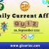 UPSC Daily Static Quiz – 29 September 2021 | Gkseries