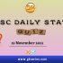UPSC Daily Current Affairs Quiz – 19 November 2021