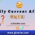UPSC Daily Current Affairs Quiz – 13 October 2021