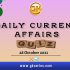 UPSC Daily Current Affairs Quiz – 28 October 2021