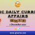 Daily Current Affairs Quiz – 1 December 2021 | Gkseries