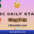 UPSC Daily Current Affairs Quiz – 1 November 2021
