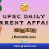 Daily Current Affairs Quiz – 3 November 2021 | Gkseries