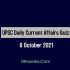 UPSC Daily Static Quiz – 6 October 2021 | Gkseries