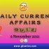 UPSC Daily Current Affairs Quiz – 6 November 2021