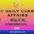 Daily Current Affairs Quiz – 10 November 2021 | Gkseries