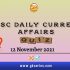 Daily Current Affairs Quiz – 12 November 2021 | Gkseries