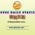 Daily Current Affairs Quiz – 18 September 2021 – Gkseries