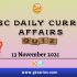 Daily Current Affairs Quiz – 13 November 2021 | Gkseries