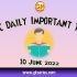 UPSC Daily Static Quiz – 10 June 2022