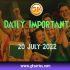Daily Quiz on Current Affairs by Gkseries – 20 July 2022