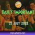 Daily Quiz on Current Affairs by Gkseries – 21 July 2022