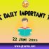UPSC Daily Current Affairs Quiz: 22 June 2022