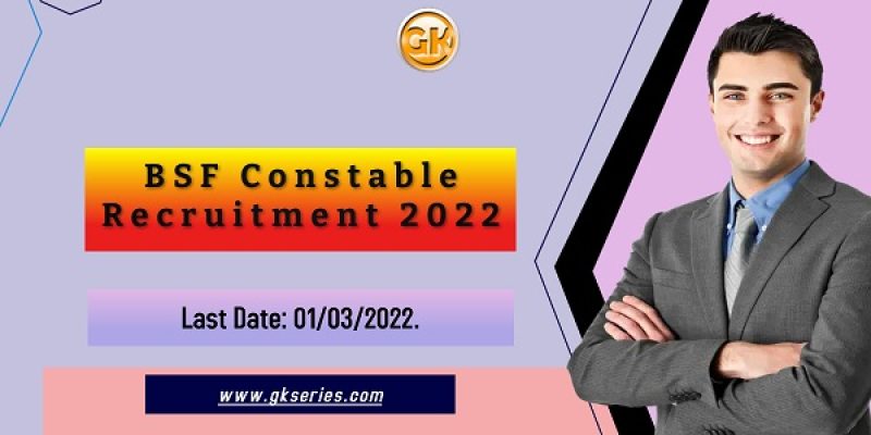 BSF Constable Recruitment 2022 – 2788 Constable Tradesman Vacancy, Online Apply