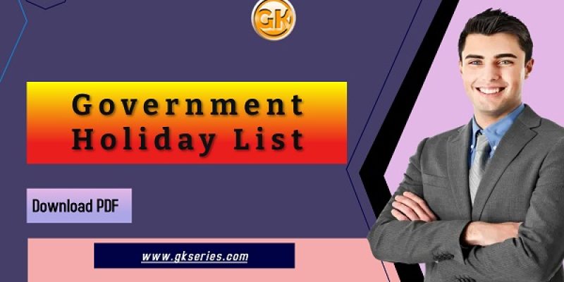 Assam Government Holiday List 2022 – Download PDF