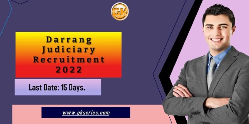 Darrang Judiciary Recruitment 2022 – Driver Vacancy