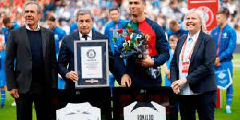 Cristiano Ronaldo sets Guinness World Record to make 200 International Caps
