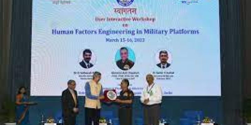 DRDO organises workshop on ‘Human Factors Engineering in Military Platforms’