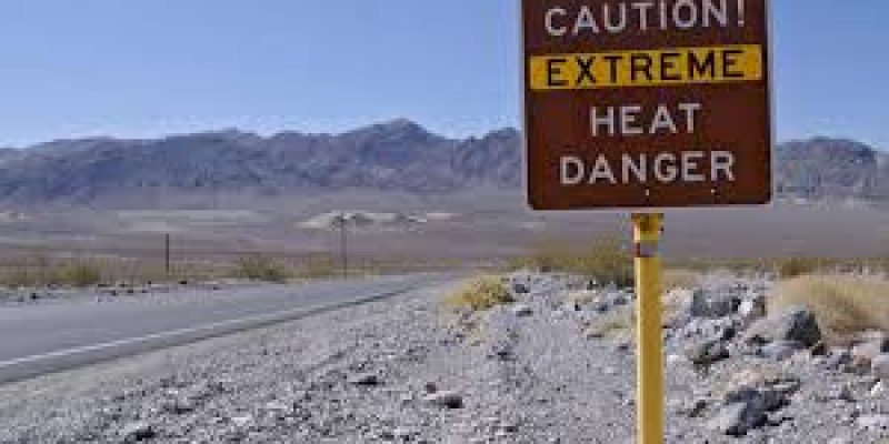World temperature record set in Death Valley of California