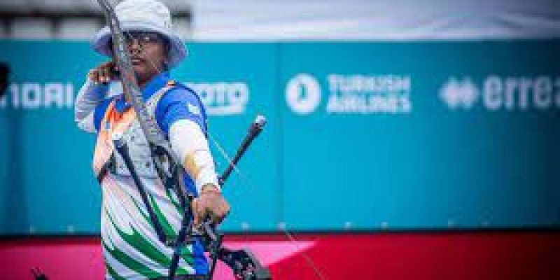 Deepika Kumari completed Golden hat-trick at Archery World Cup