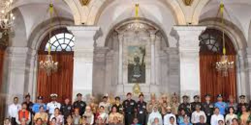 Defence Investiture Ceremony 2024: President Murmu Honors Gallantry Award Recipients