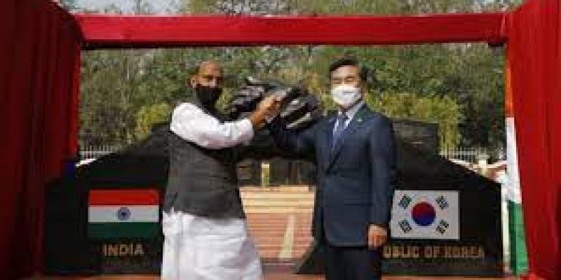 Defence Minister inaugurated Indo-Korean friendship-park in Delhi