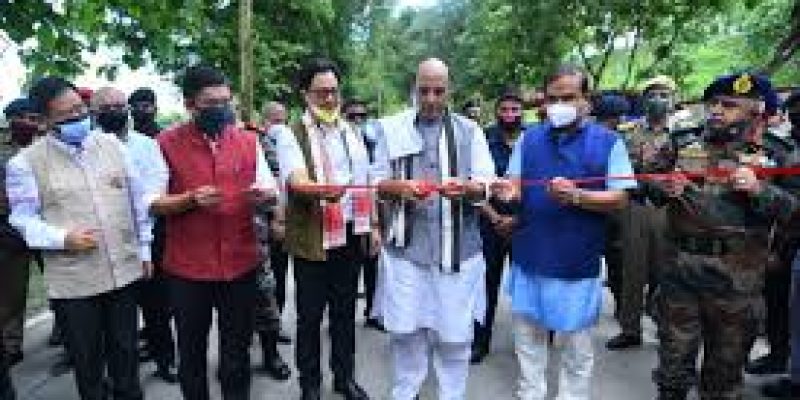 Defence Ministry dedicated to the nation 12 roads, built by BRO