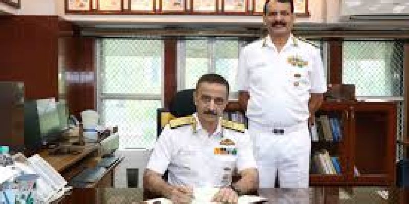 Dinesh K Tripathi assumes charge as Chief of Personnel of Indian Navy