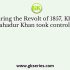 Nana Sahib, who assumed leadership of the revolt in Kanpur was