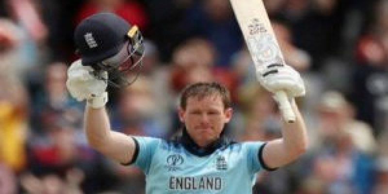 England captain Eoin Morgan set the world record for most sixes in an ODI