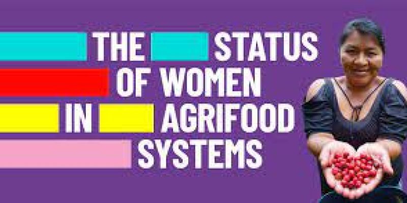 FAO Report on The Status of Women in Agrifood Systems