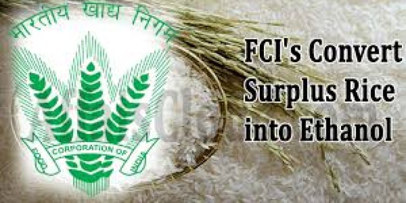 FCI allowed to convert surplus rice to ethanol: Government