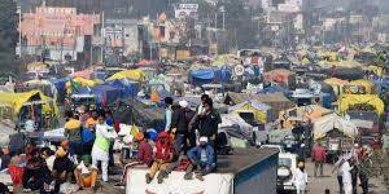 Farmer’s protesting at Singhu Border