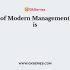 Management can be considered as