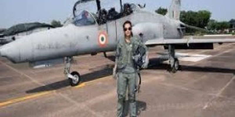 Flight Lieutenant Mohana Singh became the first IAF woman pilot to fly Hawk jets