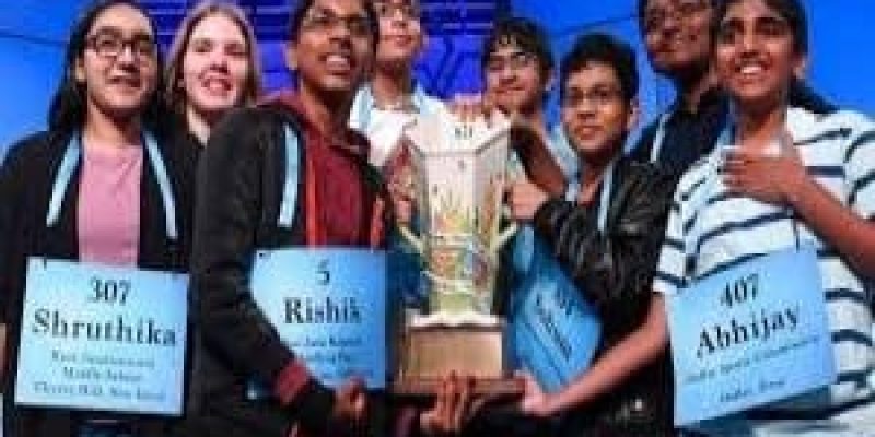 For the first time in 92 years, 6 Indian-origin kids among 8 won the National Spelling Bee Contest