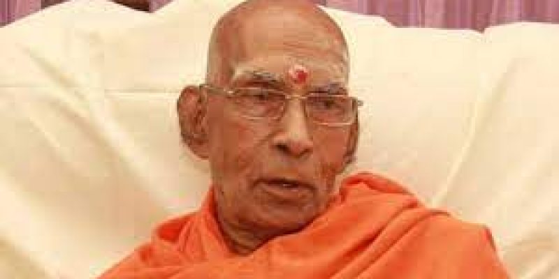 Former head of Sivagiri Mutt, Swami Prakashananda passed away