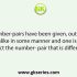 Four number-pairs have been given, out of which three are alike in some manner and one is different. Select the number- pair that is different.