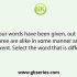 Four words have been given out of which three are alike in some manner and one is different. Select the word that is different.