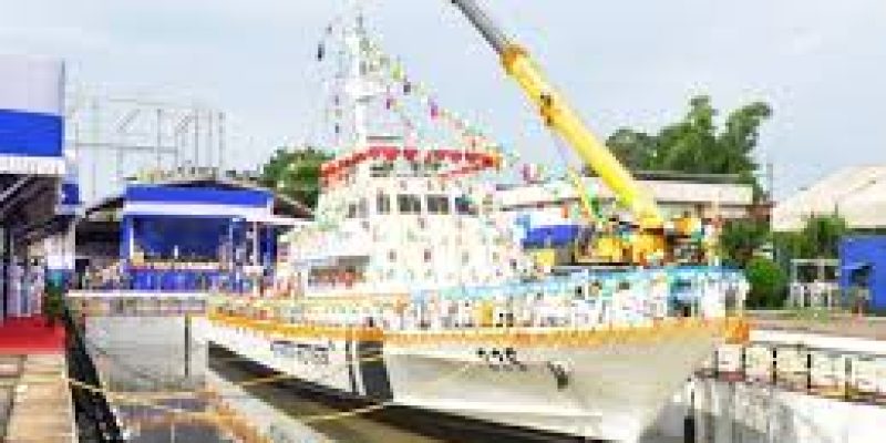 GRSE launches 5th Fast Patrol Vessel