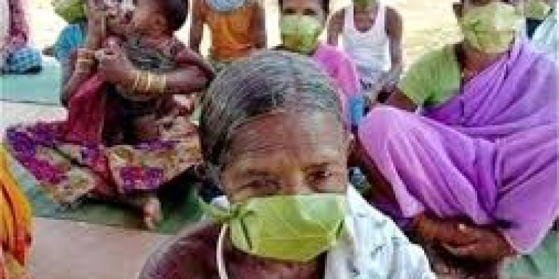 Gond tribal people devised their own way to make masks to fight coronavirus