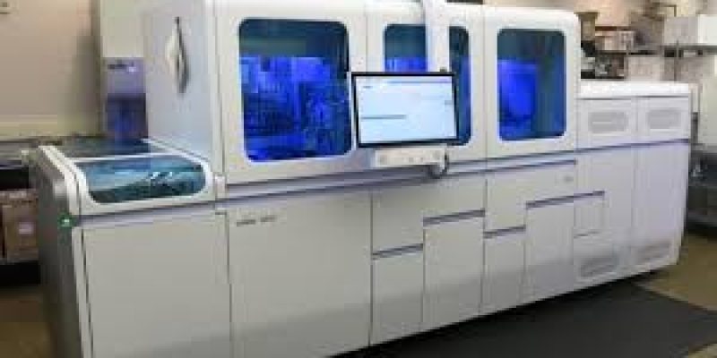 Harsh Vardhan dedicated COBAS 6800 testing machine