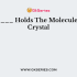 Which of the molecules does not have a permanent dipole moment?
