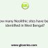 How many lower, middle and upper Paleolithic sites are found in West Bengal?