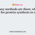 For the production of unlabelled and huge amount of proteins, which of the following is true?