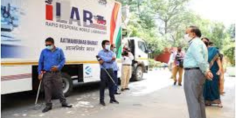 Govt. Launched DBT – AMTZ Mobile Diagnostic Unit for Covid Testing- I-Lab